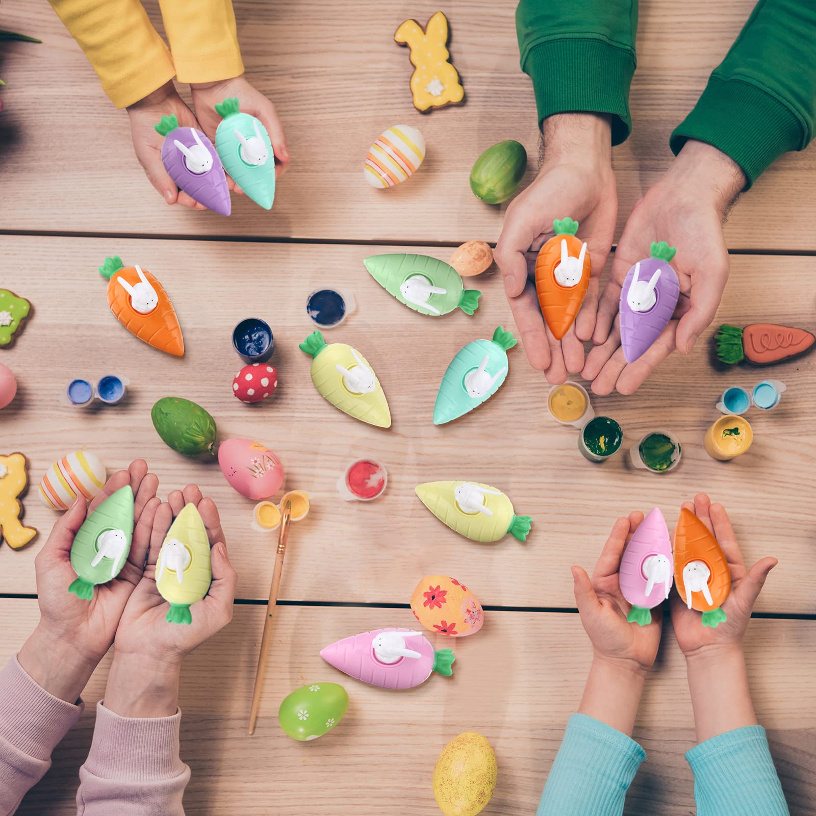 Funtery plastic with soft edges ensures safe, durable Easter fun