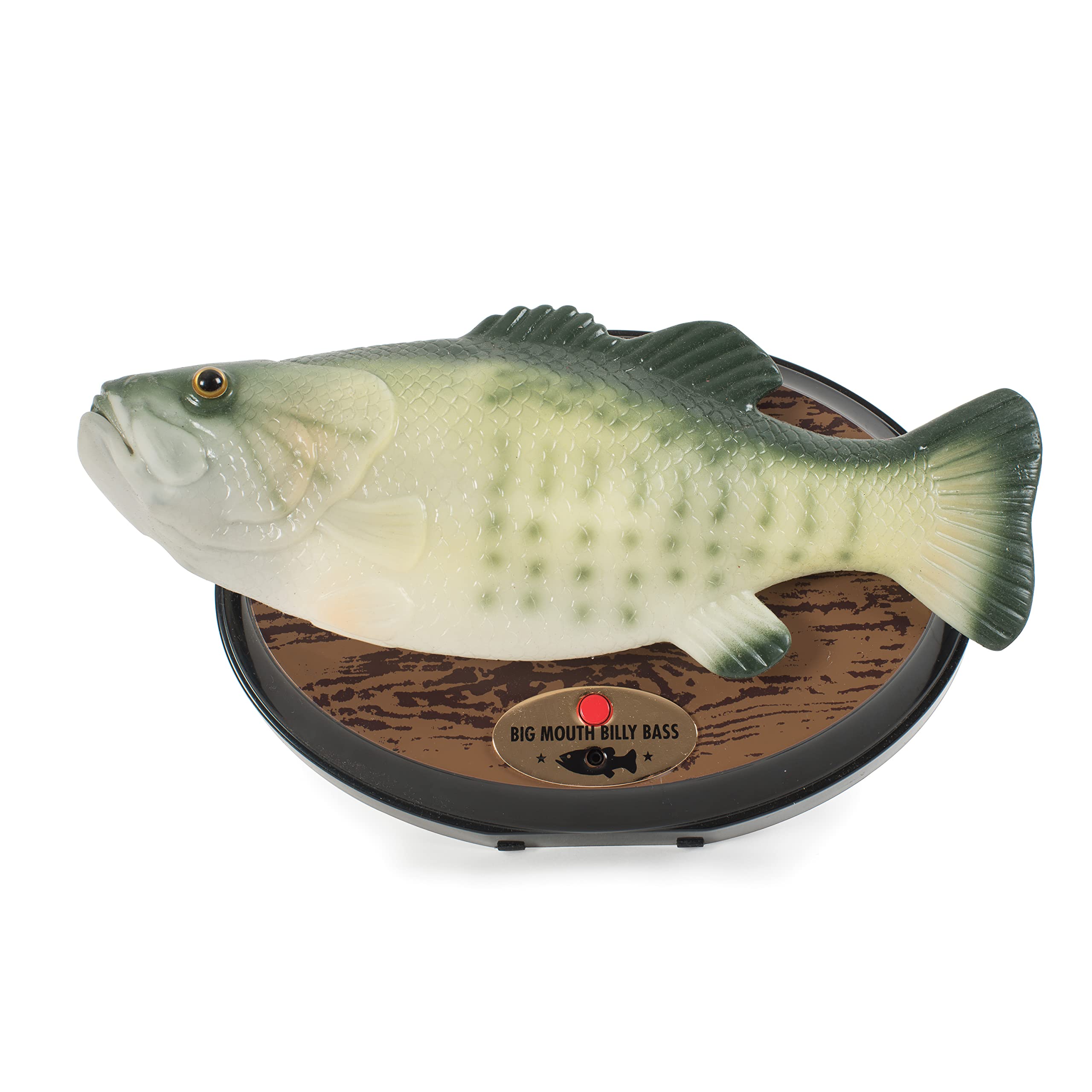 Funtime Gifts Gemmy Inflateables Big Mouth Billy Bass sings when approached.