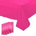 Funtoob hot pink tablecloth 54x72 on table for gatherings