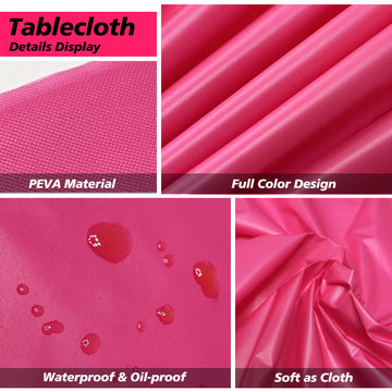 Funtoob satin polyester runner detail adds elegant texture to party tables