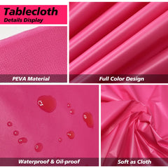 Funtoob satin polyester runner detail adds elegant texture to party tables