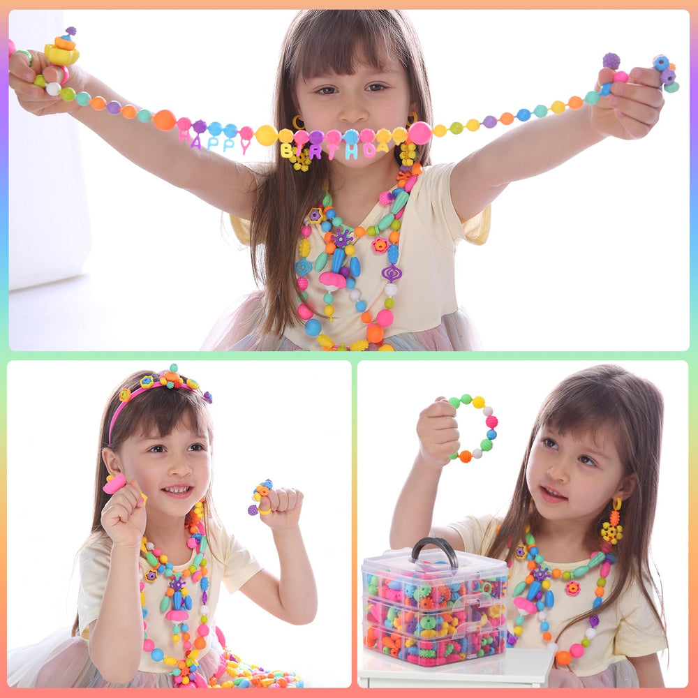 Funtopia storage box keeps beads organized for neat crafting sessions.