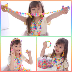 Funtopia storage box keeps beads organized for neat crafting sessions.