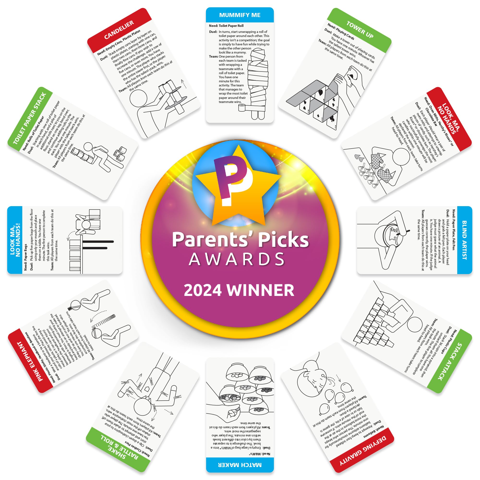 Funwares Home Edition 218 challenges cards offering endless quick play