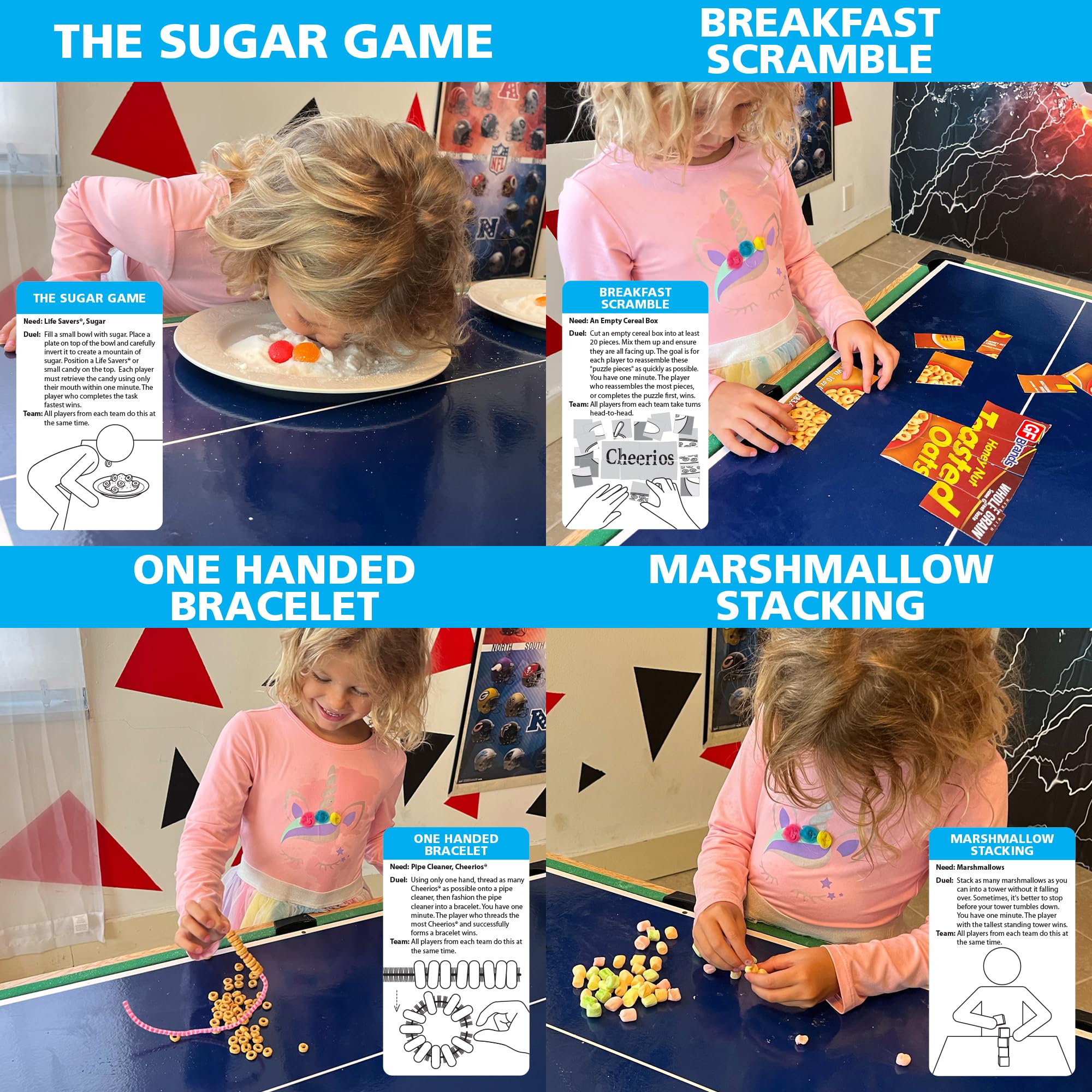 Funwares Home Edition players in a fast, lively 60-second round