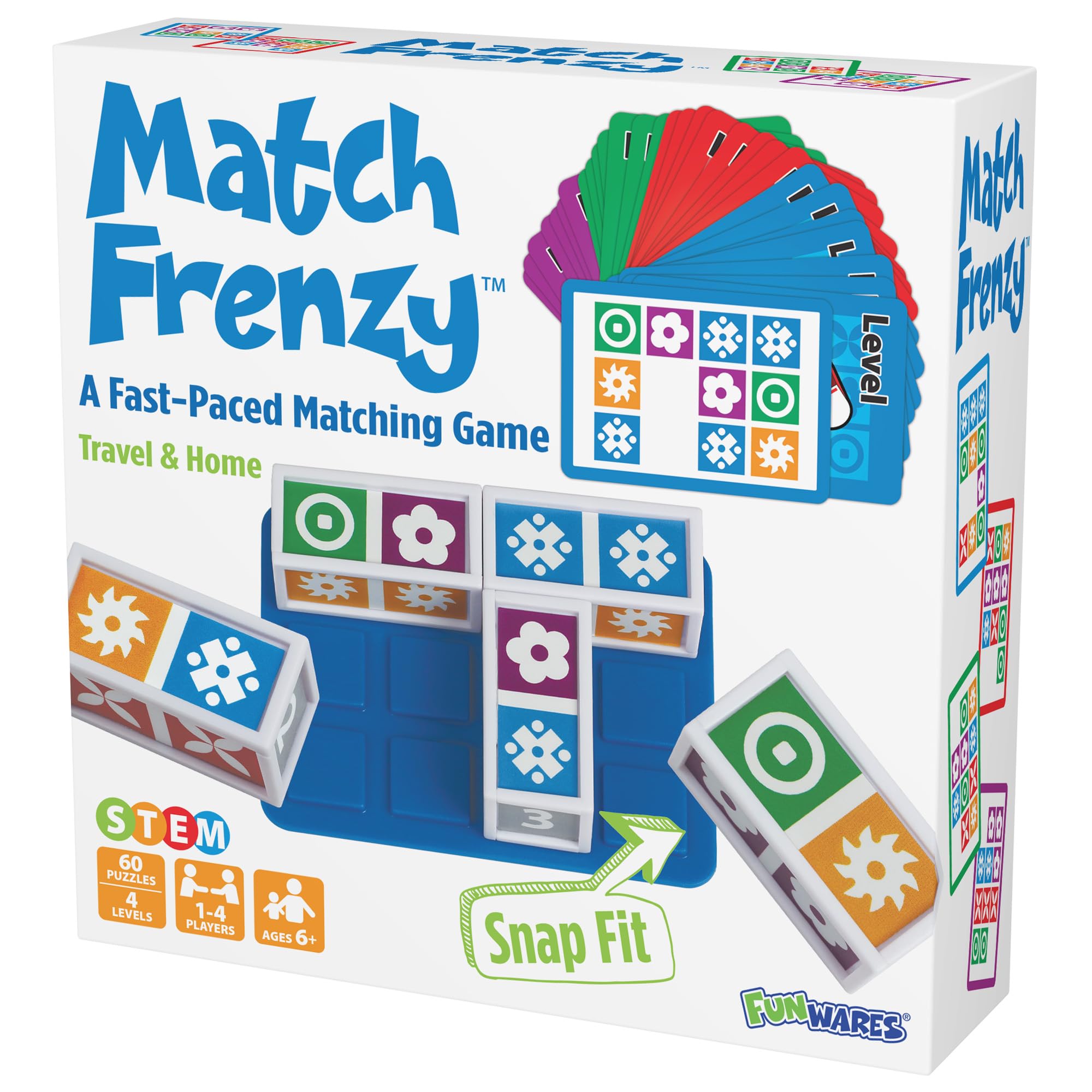 Funwares Match Frenzy road-trip-activity perfect for car journeys.