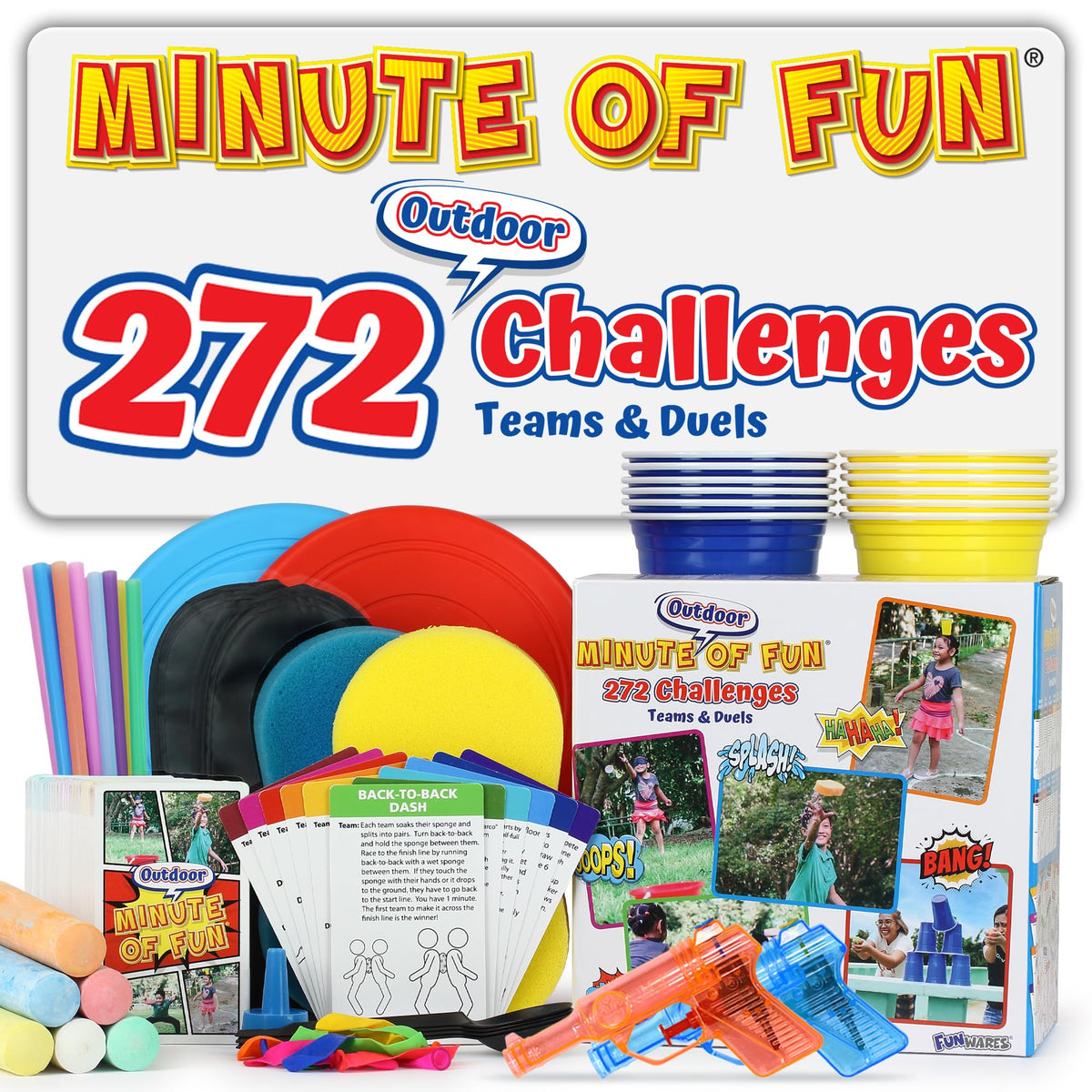 Funwares Original 272 box ready for backyard family play and outdoor challenges