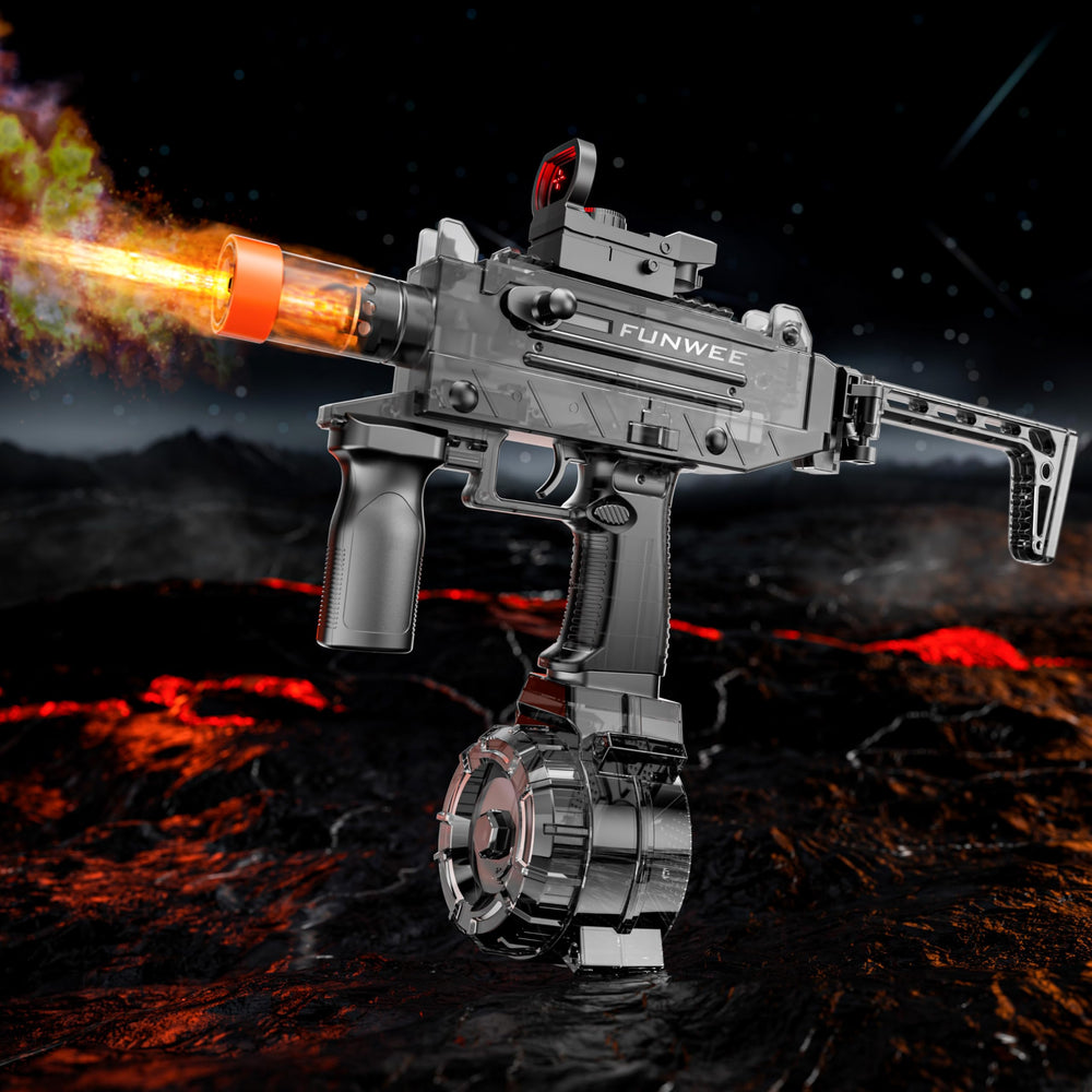 Funwee 2025 electric water gun with Type-C charging for extended play sessions.