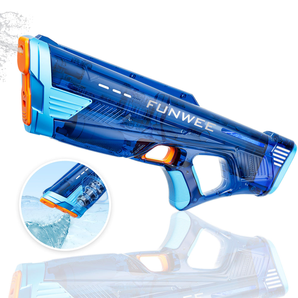 Funwee electric water gun full setup ready for outdoor family battles