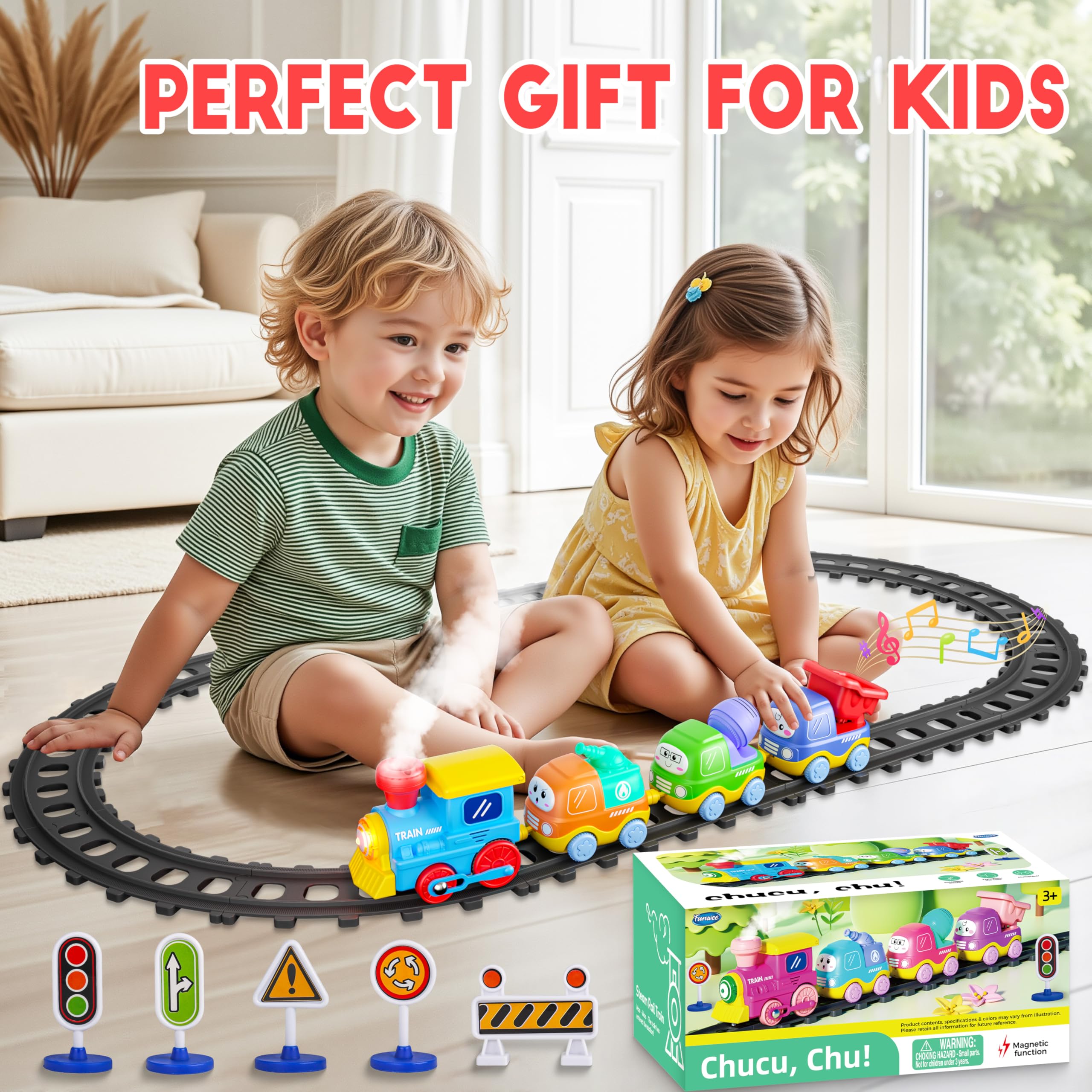 Funwee Steam Track educational play encouraging teamwork and creativity
