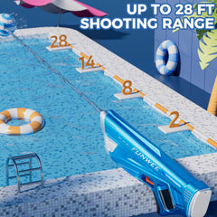 Funwee water blaster long-range burst ideal for outdoor competitions.