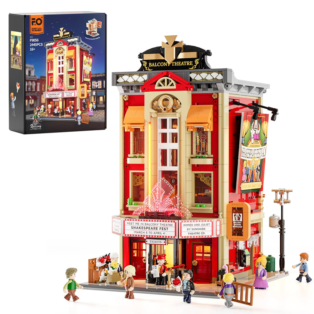 FUNWHOLE Balcony-Theatre facade entrance adds nostalgic theater charm to your display.