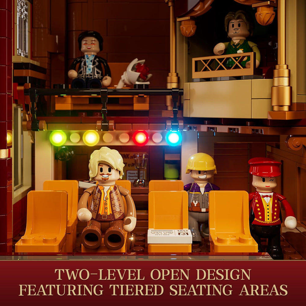 FUNWHOLE Balcony-Theatre stage-area enables dynamic performances and storytelling scenes.