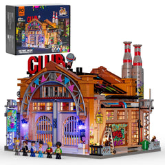 FUNWHOLE Factory House of Music front facade showcasing a factory-inspired city vibe for creative play.