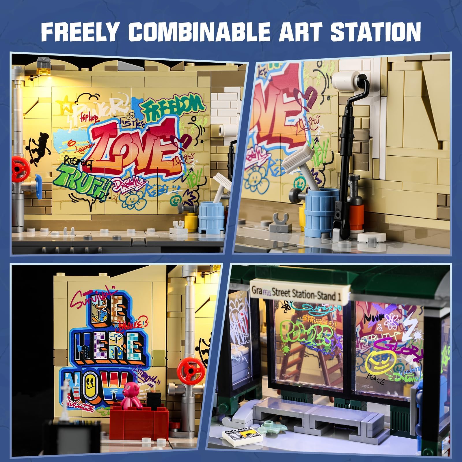 FUNWHOLE Flea-market module adds dynamic layouts for extended urban dioramas.