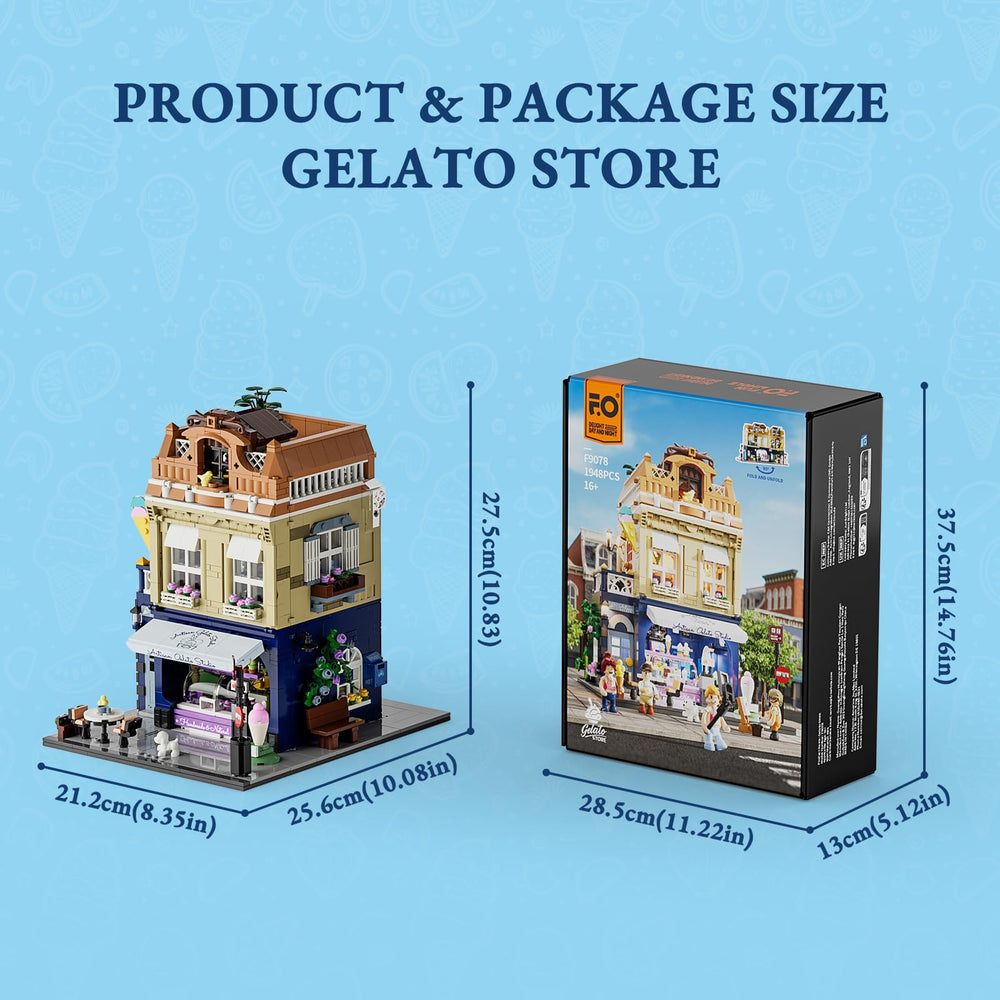 FUNWHOLE Gelato Store loft studio on the third floor for painting and garden ideas.
