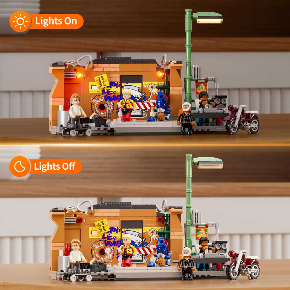 FUNWHOLE lighting accessories with flames and lamps for night scenes