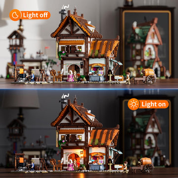 FUNWHOLE Tailor Shop rooftop storage room adds extra space for props and decor.