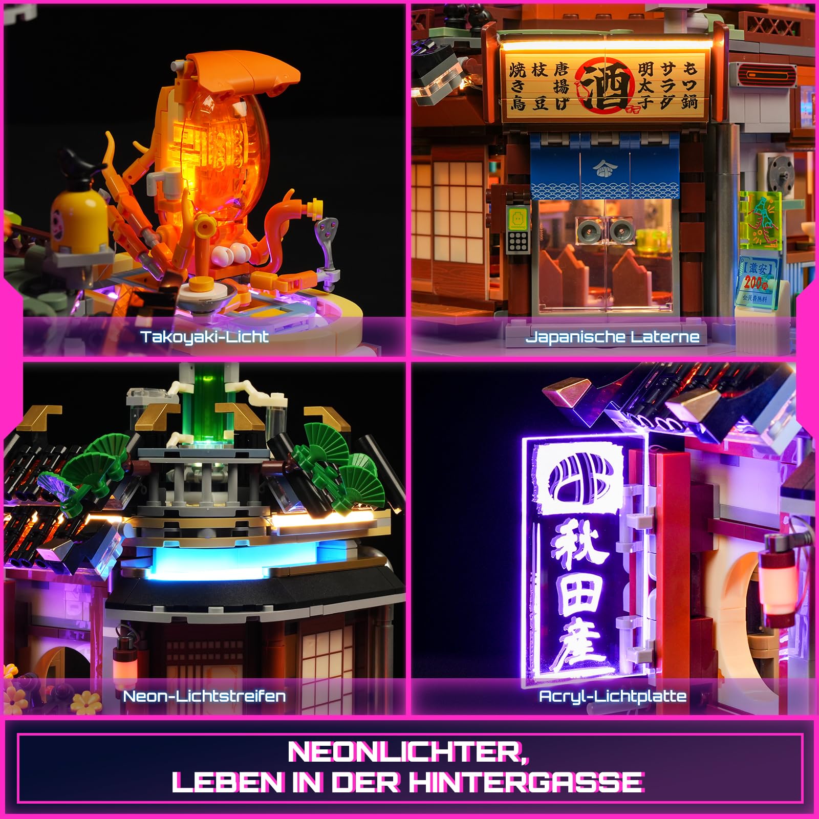 FUNWHOLE takoyaki stall interaction enabling modular, standalone play and display