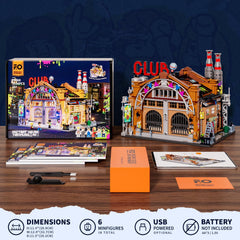 FUNWHOLE urban modular-city scene invites hands-on building and display.