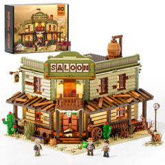 FUNWHOLE Western-Saloon lighting module provides warm glow for striking display and engaging storytelling.