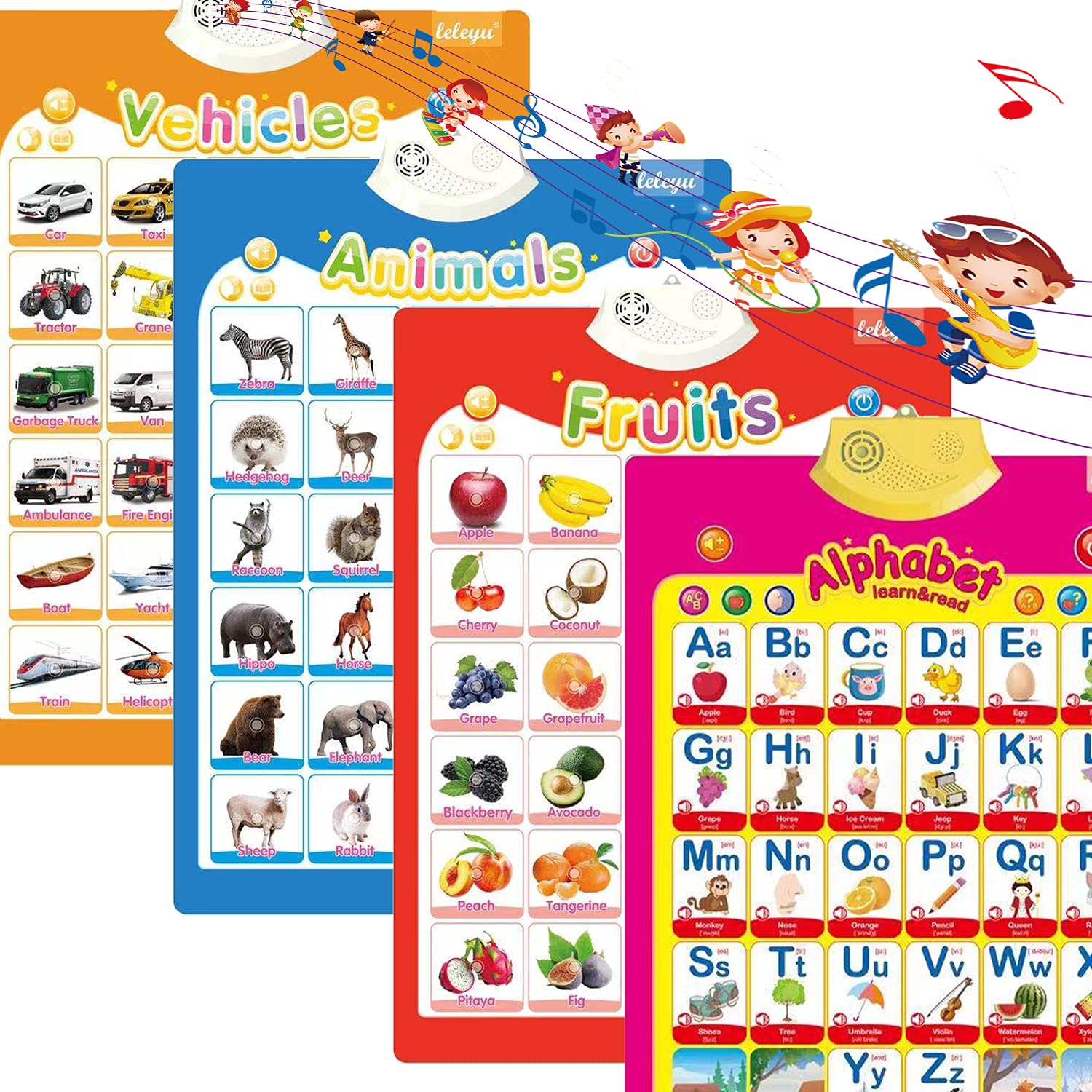 FUNWISH Alphabet Wall Chart hero display encourages early letter recognition