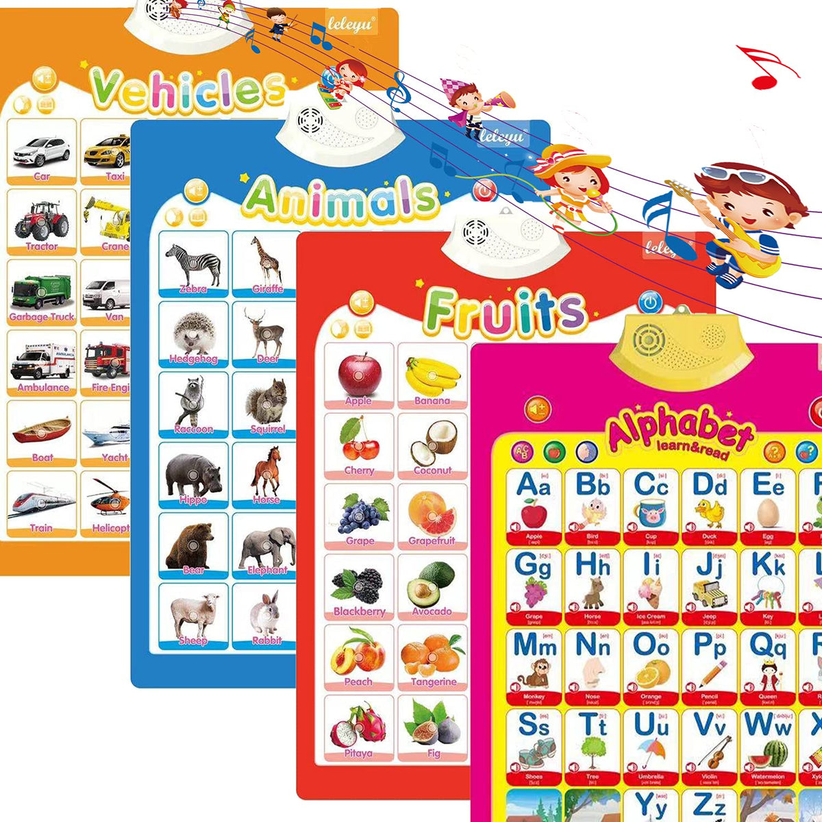 FUNWISH Alphabet Wall Chart hero display encourages early letter recognition