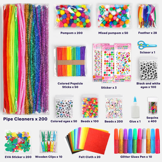 FUNZBO popsicle sticks kit enables quick, colorful project ideas for kids