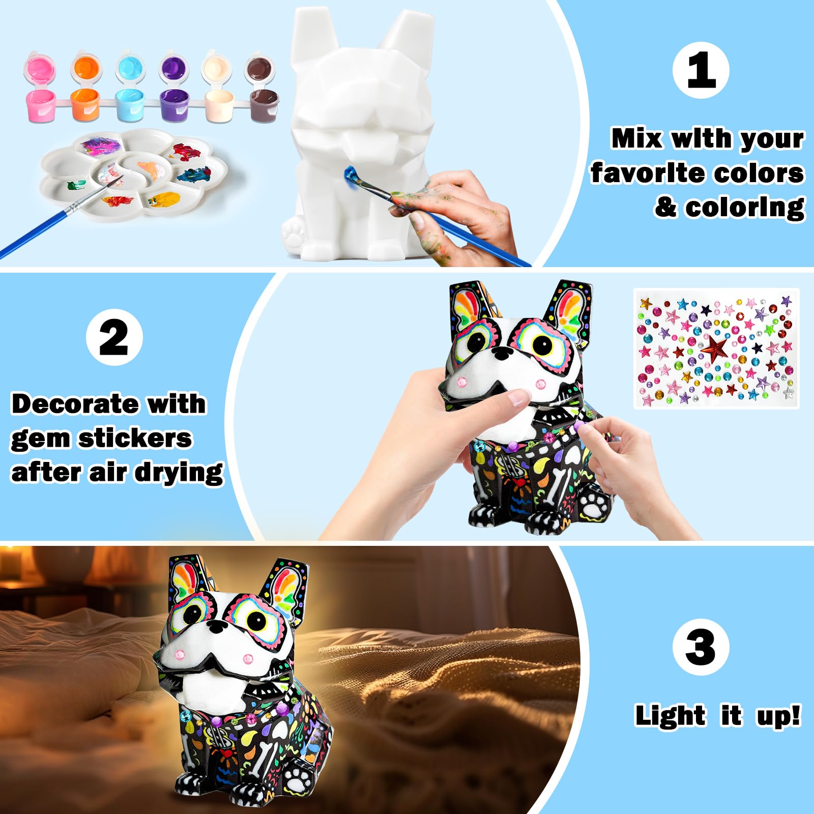 FUNZBO-bulldog-themed-gift-for-kids-teens ideal for birthdays and holidays.