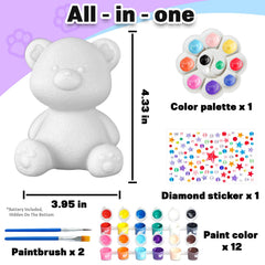 FUNZBO diamond-sticker-sheet in bright colors adds sparkle to crafts.