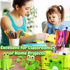 FUNZBO kids crafting activity encourages independent play