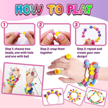 FUNZBO luminous beads glow-in-the-dark accents for unique nighttime jewelry
