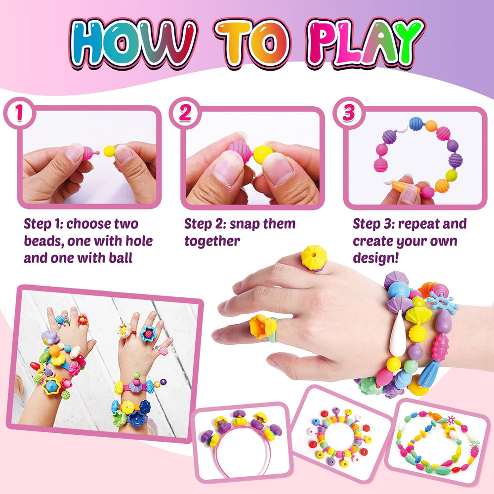 FUNZBO luminous beads glow-in-the-dark accents for unique nighttime jewelry