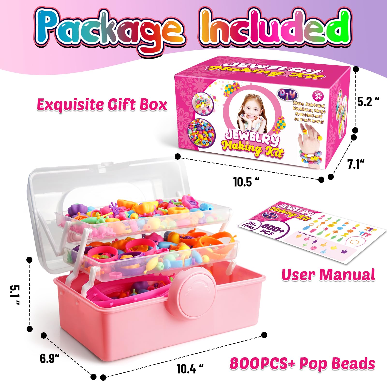 FUNZBO soft beads with smooth edges for safe, comfortable crafting