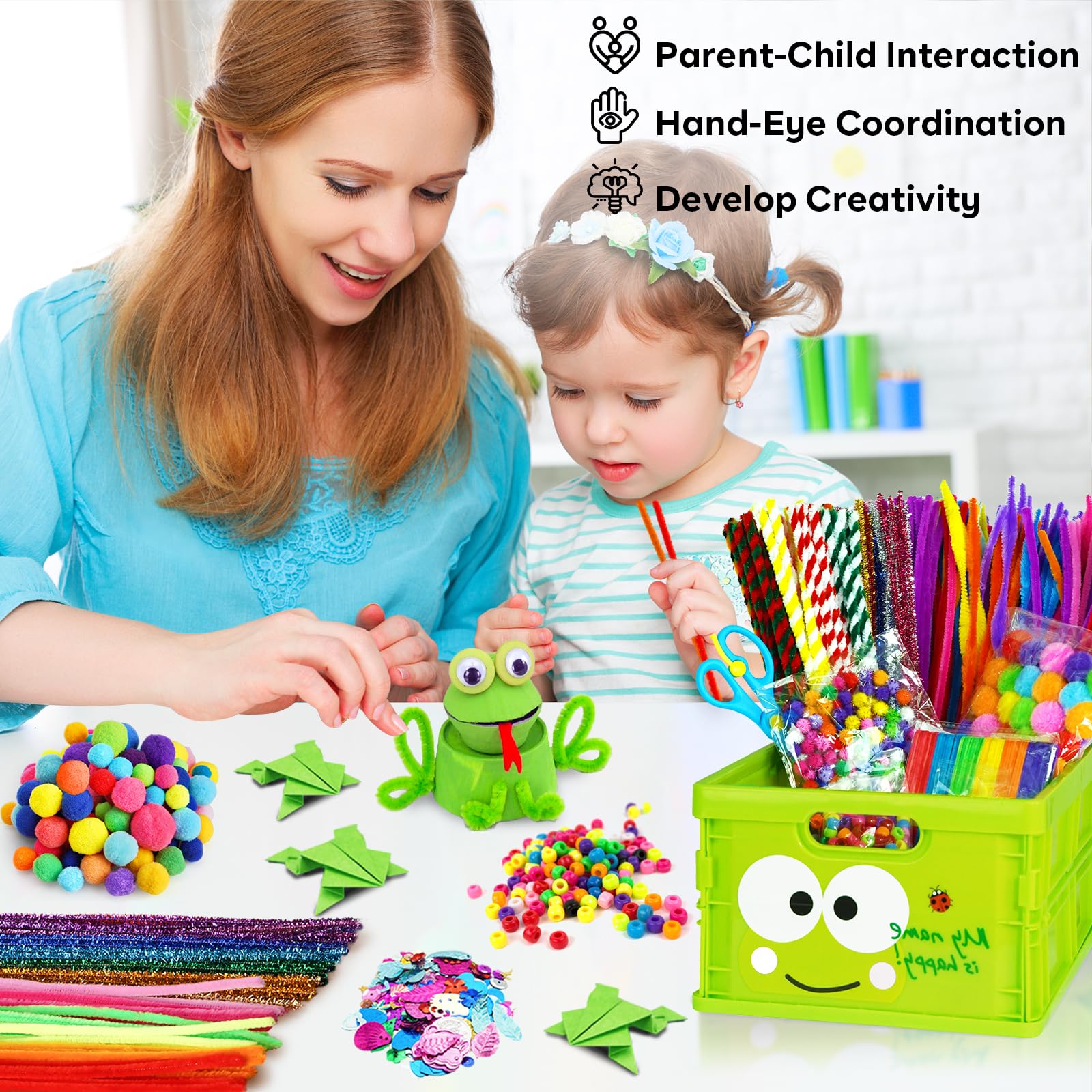FUNZBO storage box keeps supplies organized for easy crafting