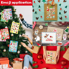 FunzPlay stickers decorate envelopes, gift tags, and seasonal crafts