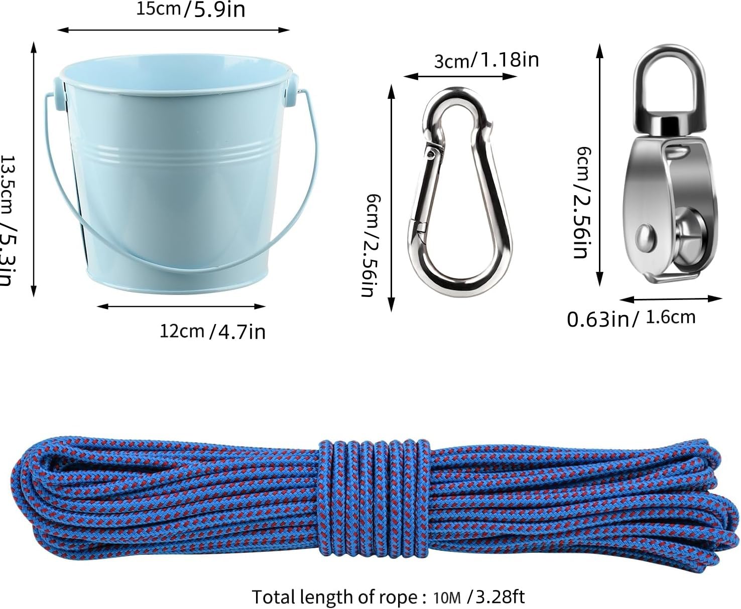 FUQUN treehouse pulley branch hook attachment enables quick setup on sturdy limbs.