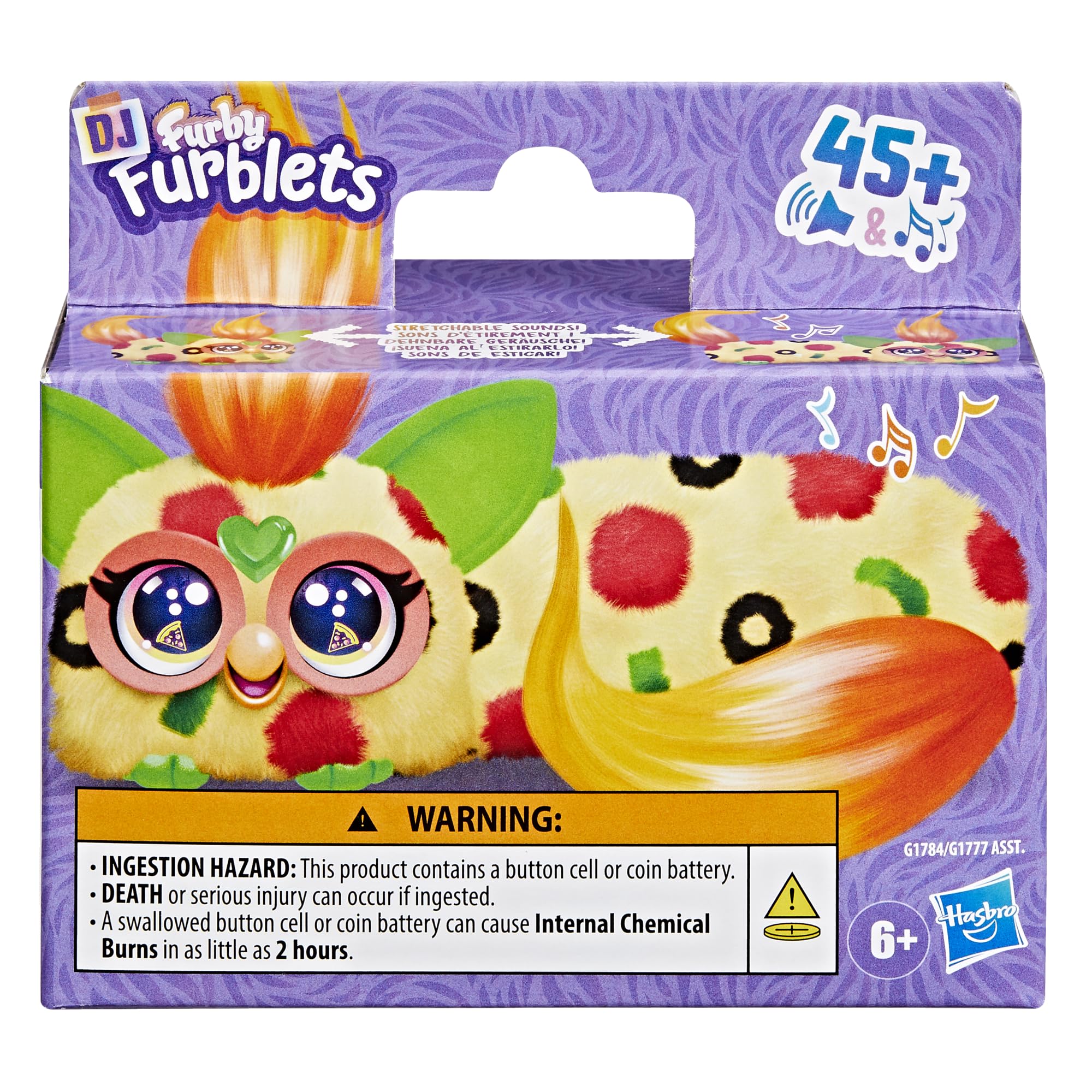 Furby DJ Furblets Pepp-Oh-Roni heart gem plays tunes.