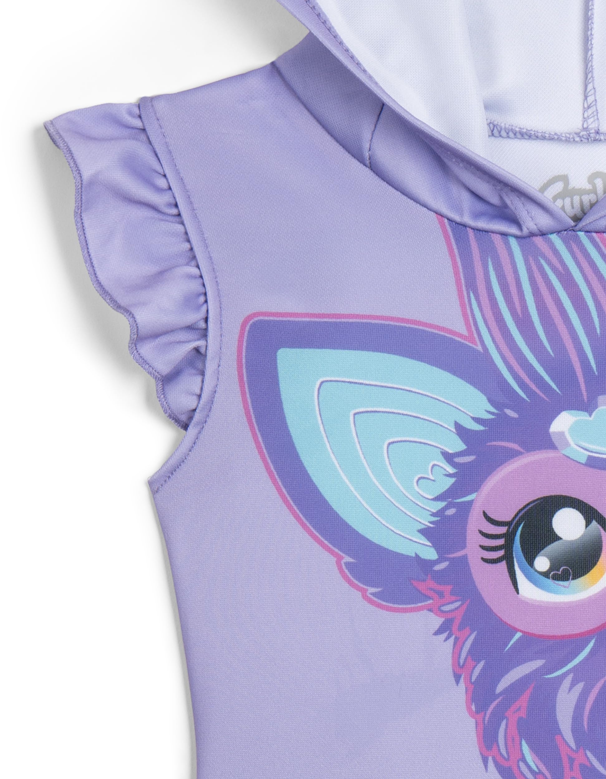 Furby dress uses soft fabric, comfortable all-day wear during birthdays, holidays, and playdates.