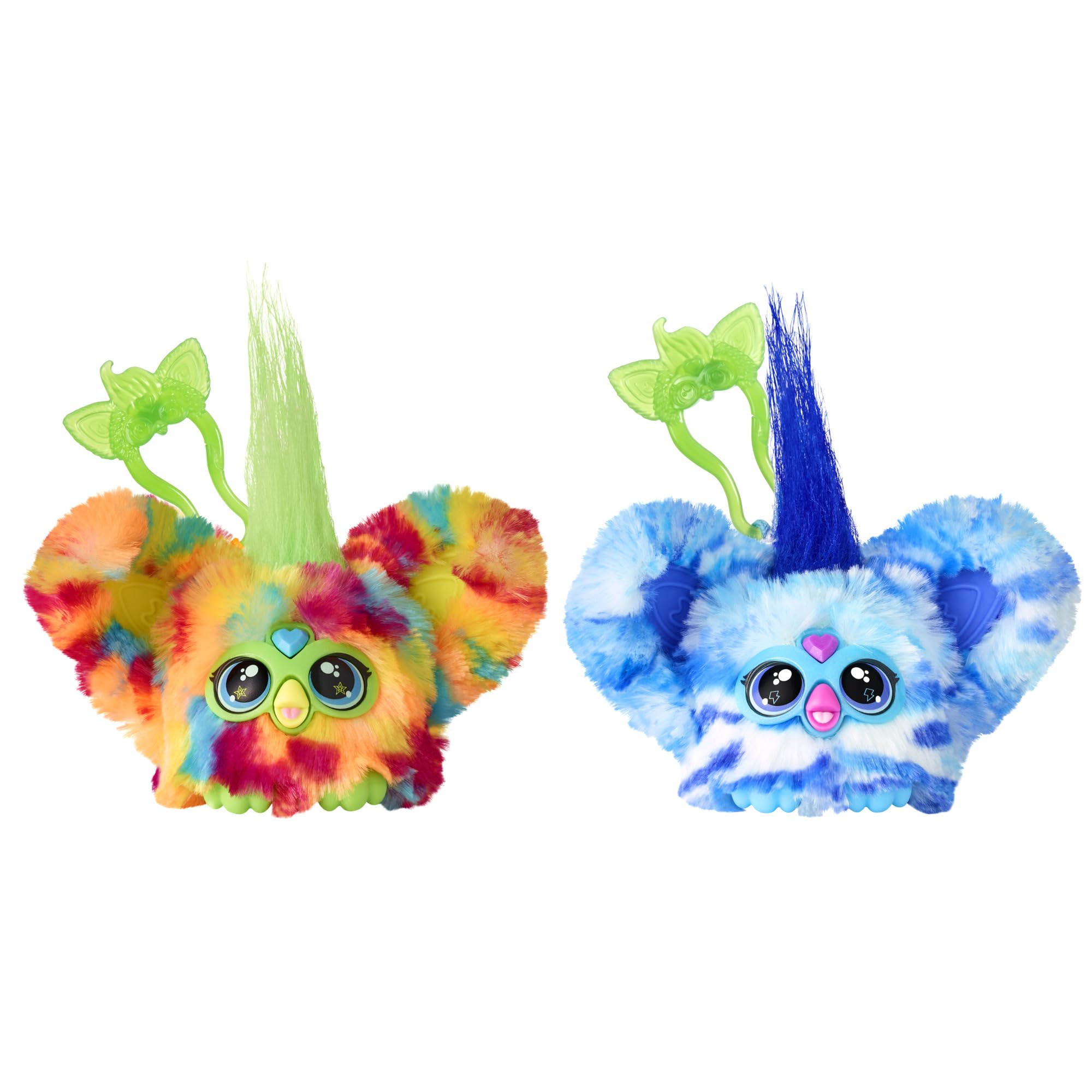 Furby Furblets mini size fits pockets and bags for travel.