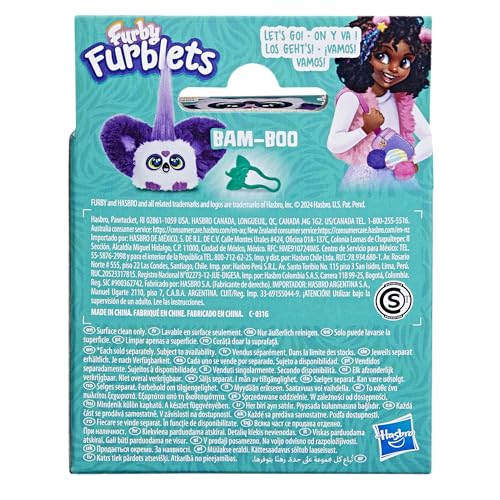 Furby Bam-Boo ears pop up for a playful surprise during playtime