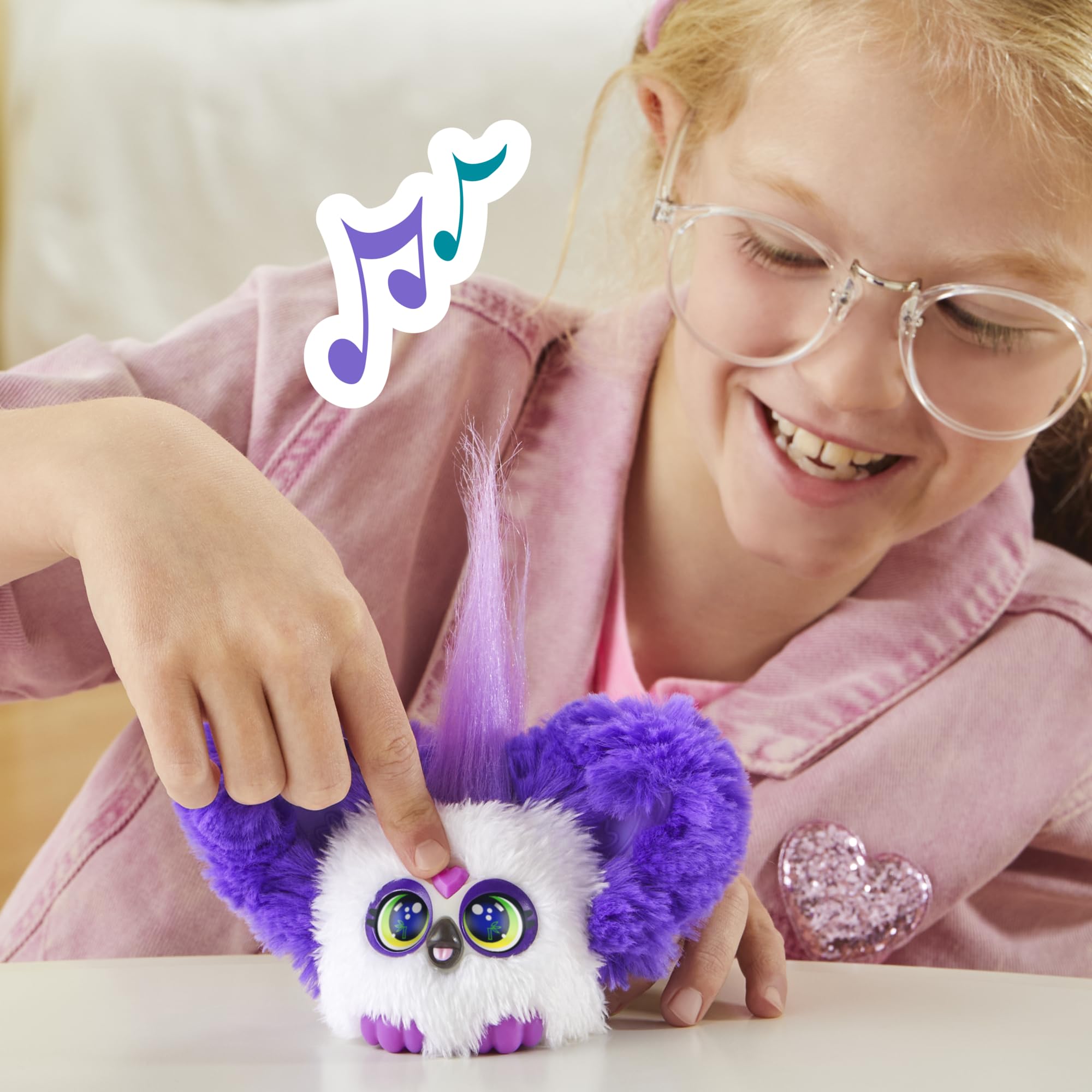 Furby Bam-Boo 2-inch travel toy head activation option