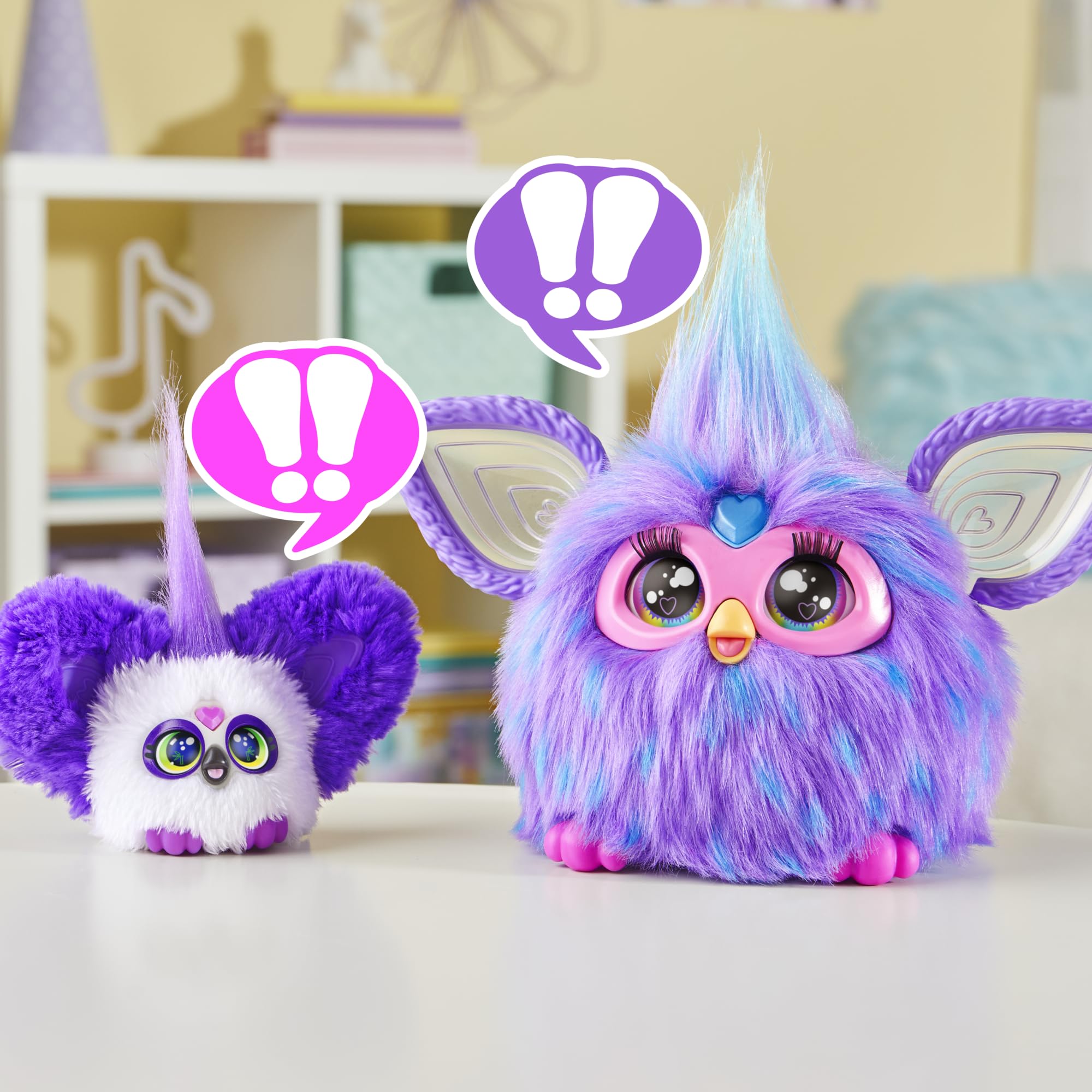 Furby Bam-Boo keychain clip keeps the toy ready for adventures
