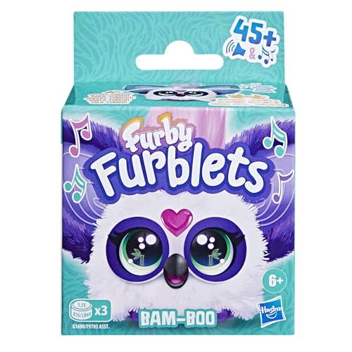 Furby Bam-Boo plays music and speaks Furbish for imaginative play