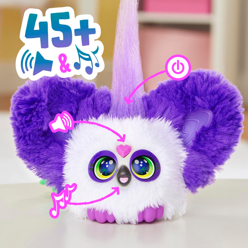 Furby Bam-Boo 2-inch travel toy fits in backpacks and bags