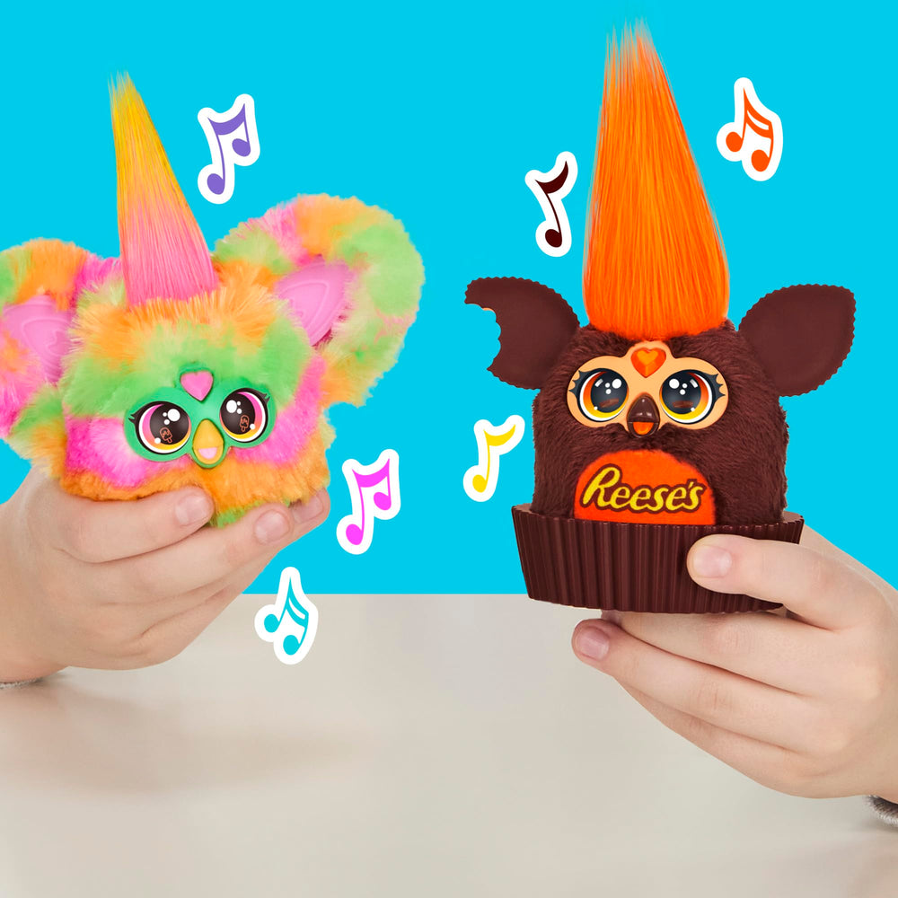 Batteries included for immediate play on Furby Furblets.