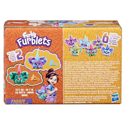 Furby Furblets works with Furby (sold separately) for extended play.
