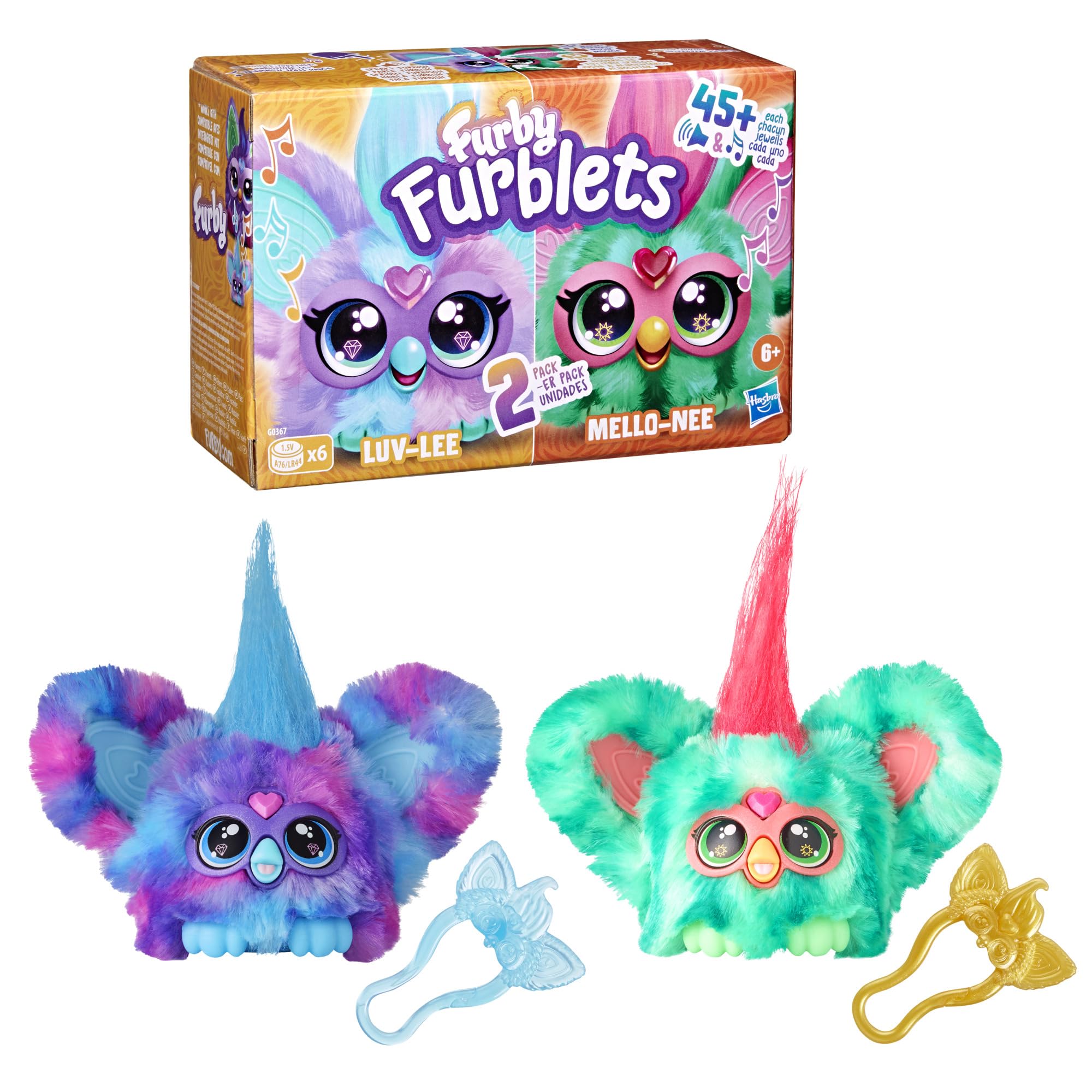 Furby Furblets included batteries ensure immediate play.