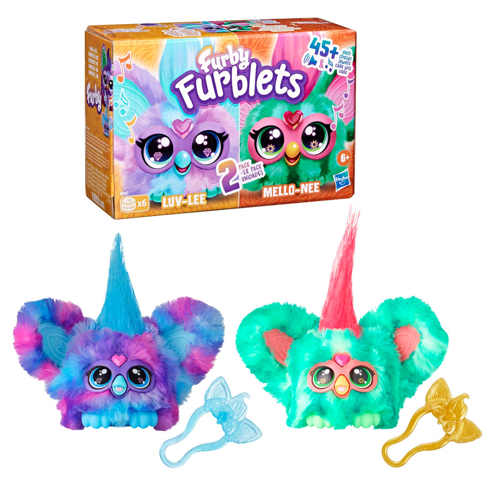 Furby Furblets included batteries ensure immediate play.
