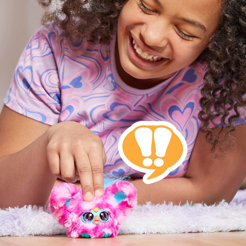 Furby Dah-Tee is surface-cleanable for quick care.